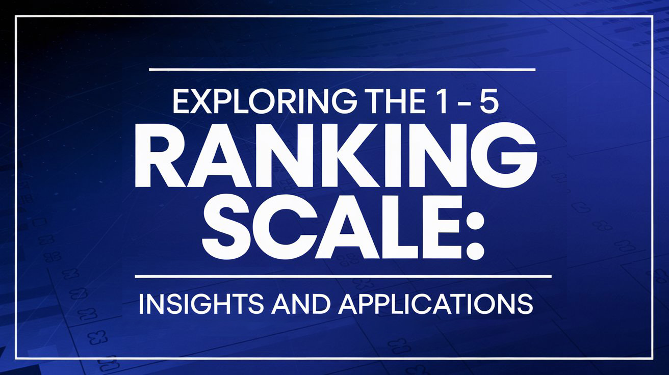 Exploring the 1 - 5 Ranking Scale: Insights and Applications