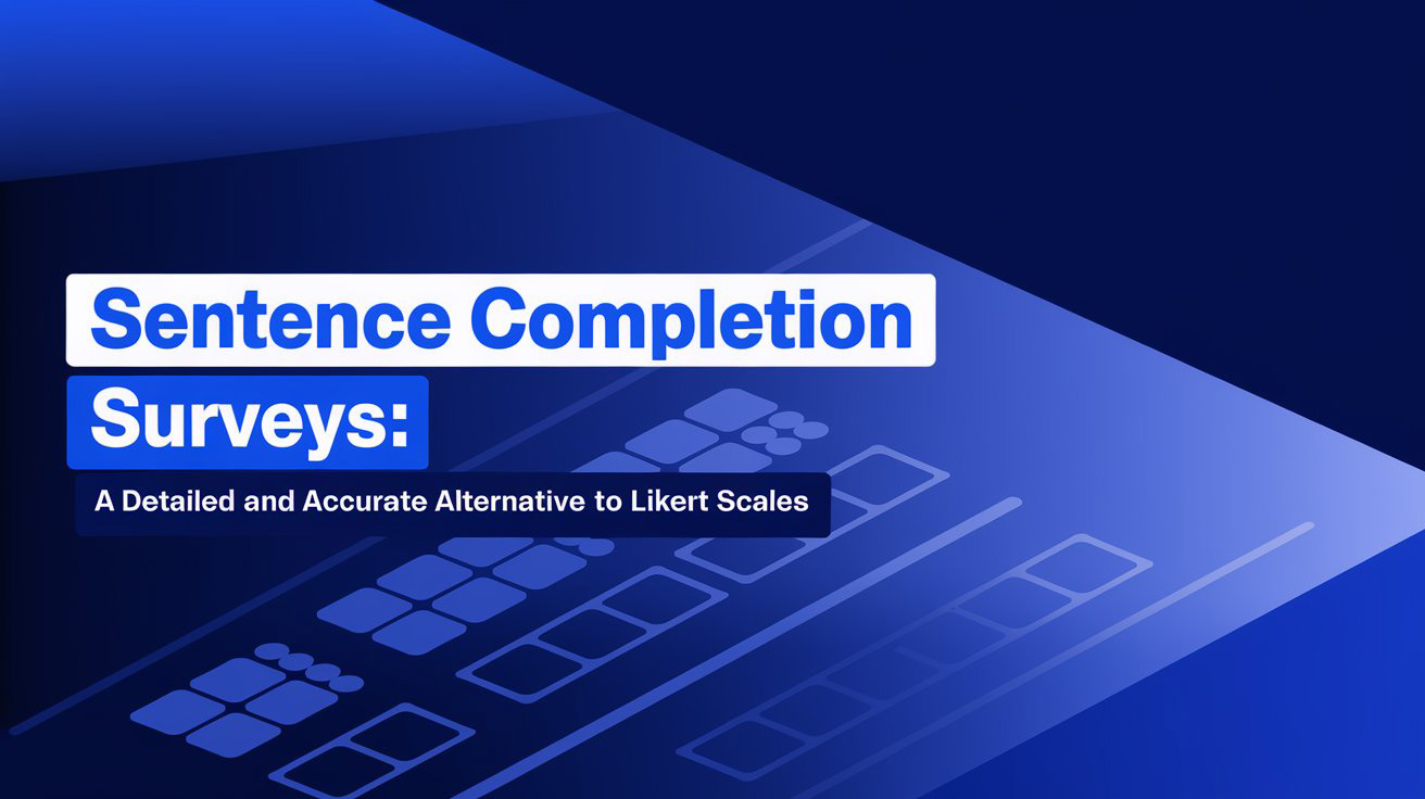 Sentence Completion Surveys: A Detailed and Accurate Alternative to Likert Scales